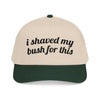 i shaved my bush for this Vintage Hat!