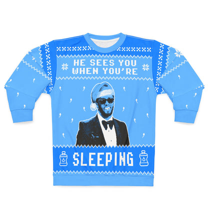 He Sees You When You're Sleeping Sweater!