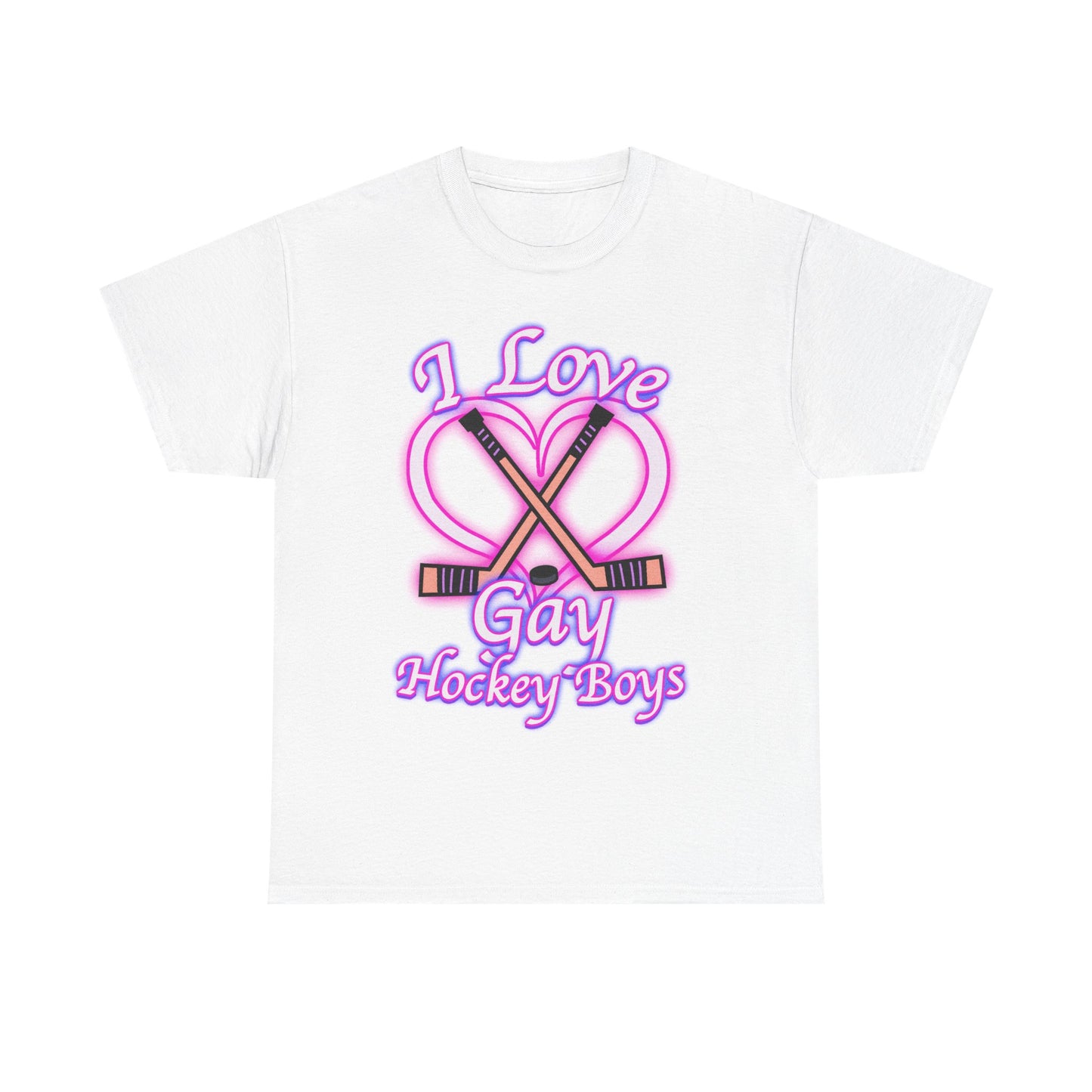 I Love Gay Hockey Boys T-Shirt!