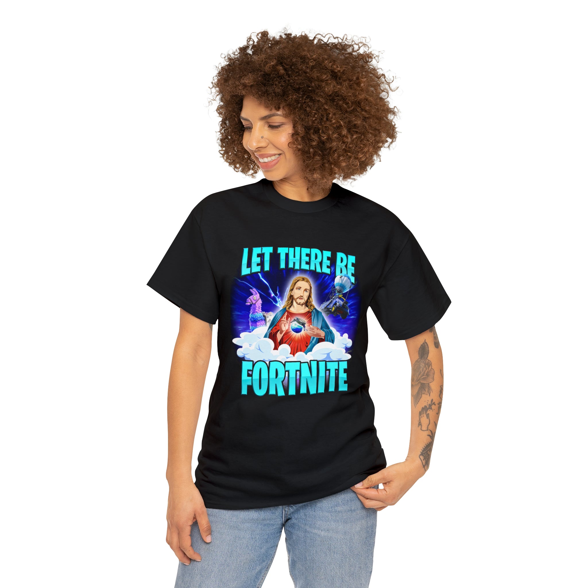 Let There Be Fortnite T Shirt Not Safe for Wear