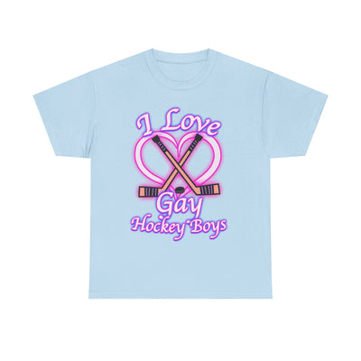 I Love Gay Hockey Boys T-Shirt!
