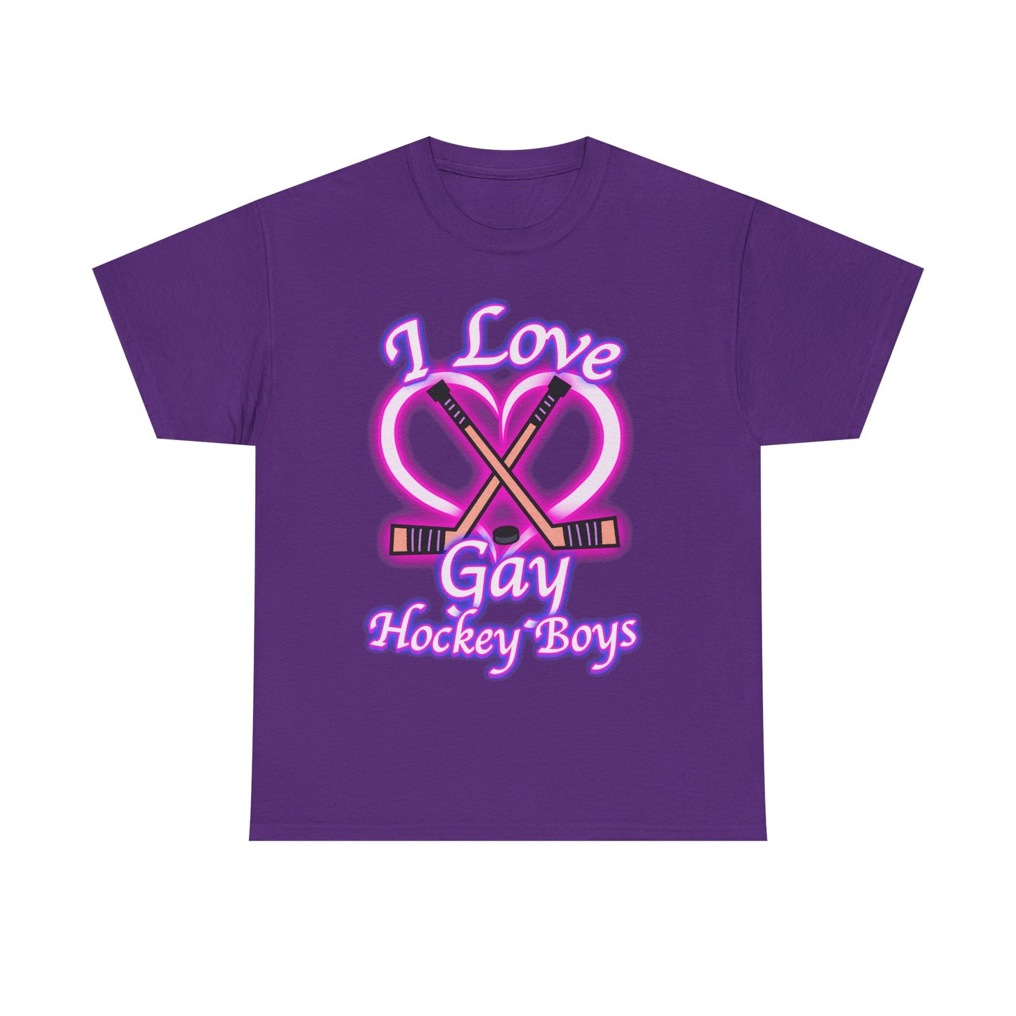 I Love Gay Hockey Boys T-Shirt!