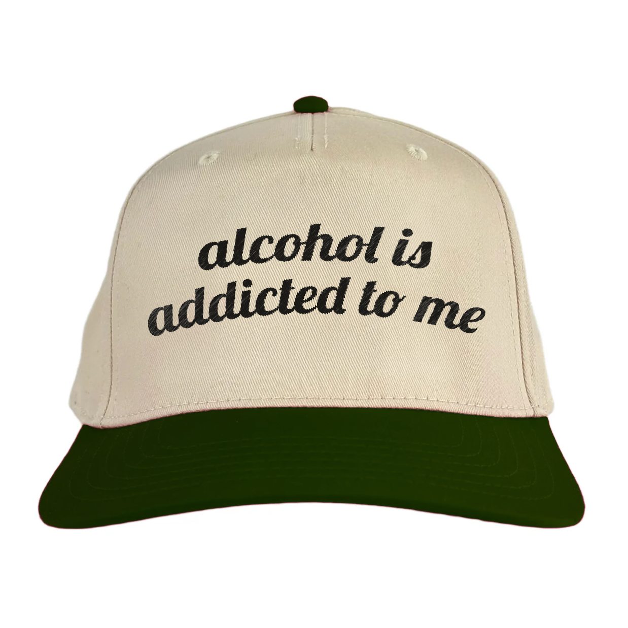 alcohol is addicted to me Vintage Hat!