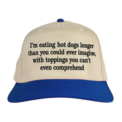 I'm eating hot dogs longer than you could ever imagine Vintage Hat!
