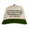 I'm eating hot dogs longer than you could ever imagine Vintage Hat!