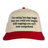 I'm eating hot dogs longer than you could ever imagine Vintage Hat!