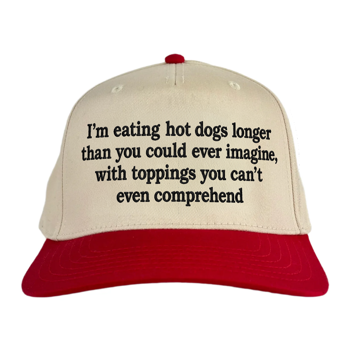 I'm eating hot dogs longer than you could ever imagine Vintage Hat!