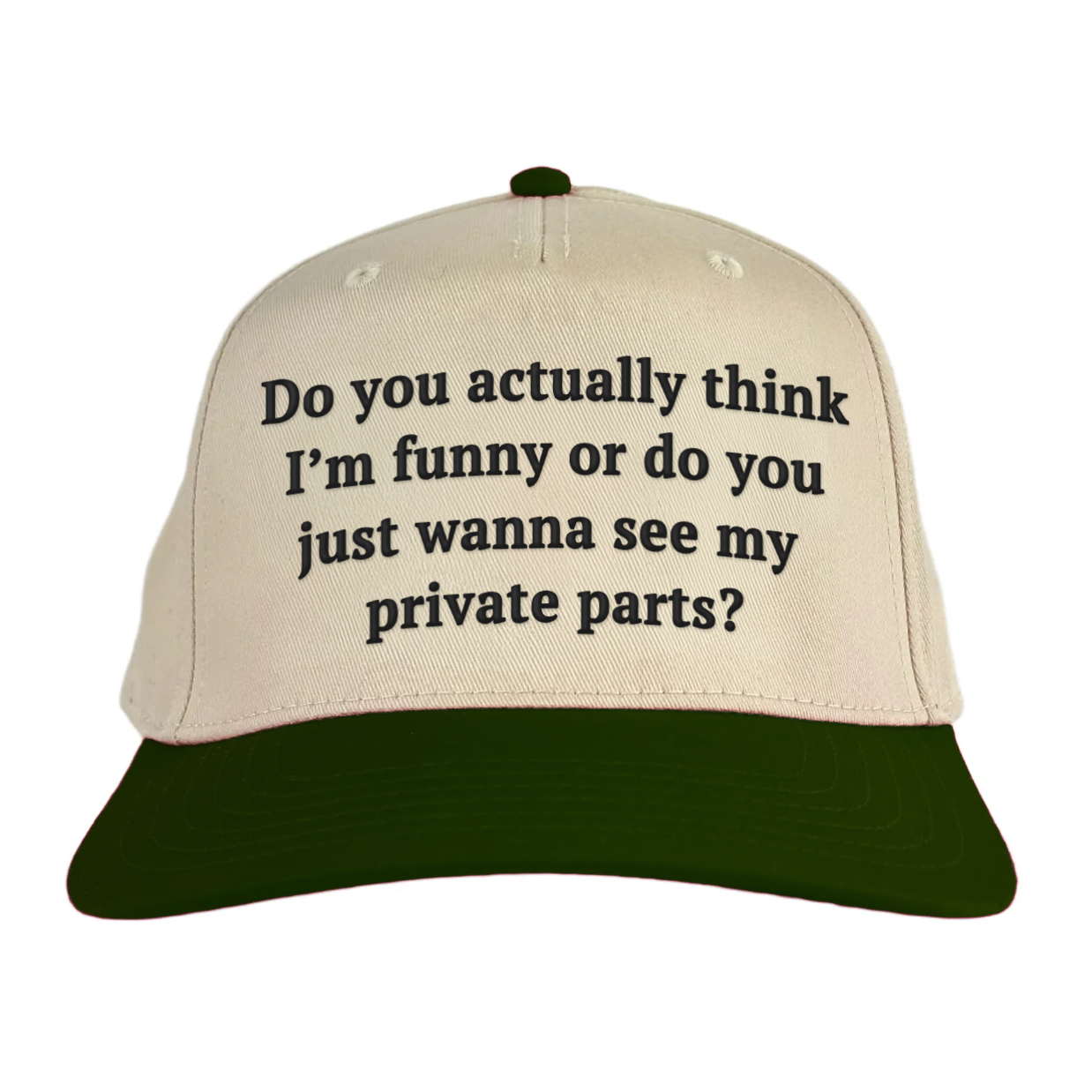 Do you actually think I'm funny? Vintage Hat!