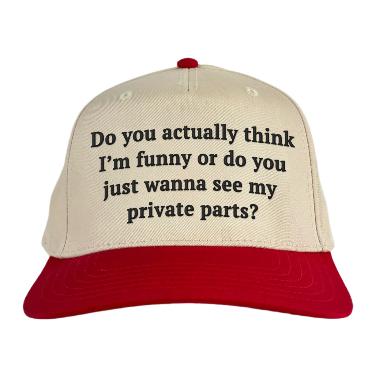 Do you actually think I'm funny? Vintage Hat!