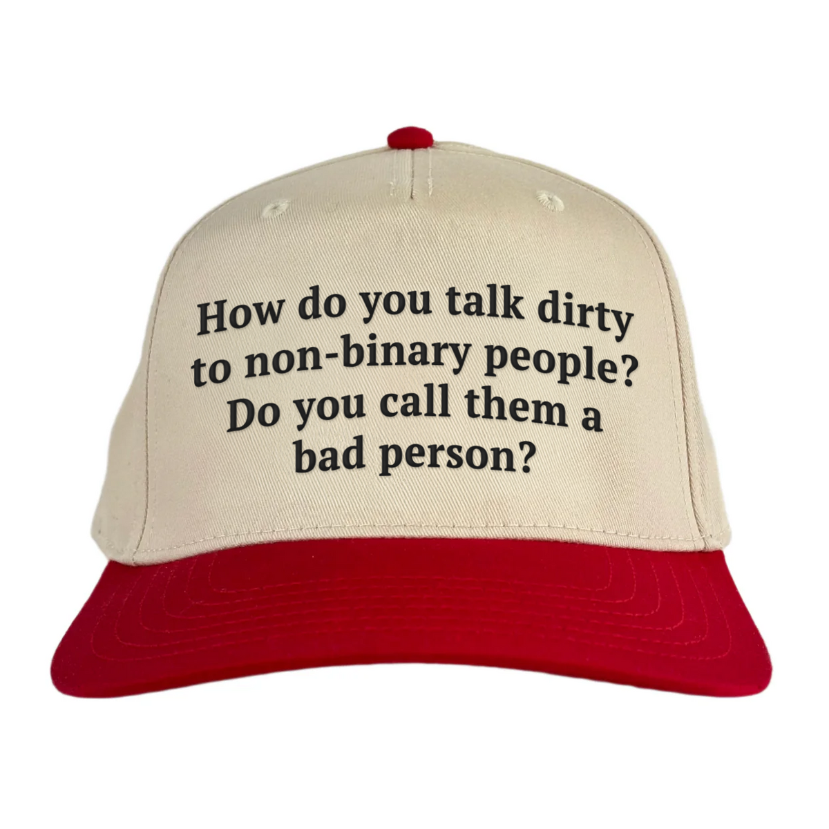 How do you talk dirty to non-binary people? Vintage Hat!