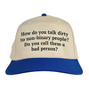 How do you talk dirty to non-binary people? Vintage Hat!