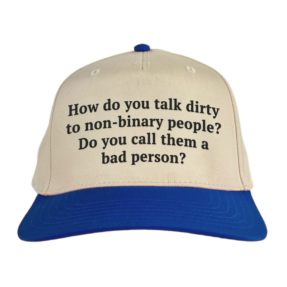 How do you talk dirty to non-binary people? Vintage Hat!