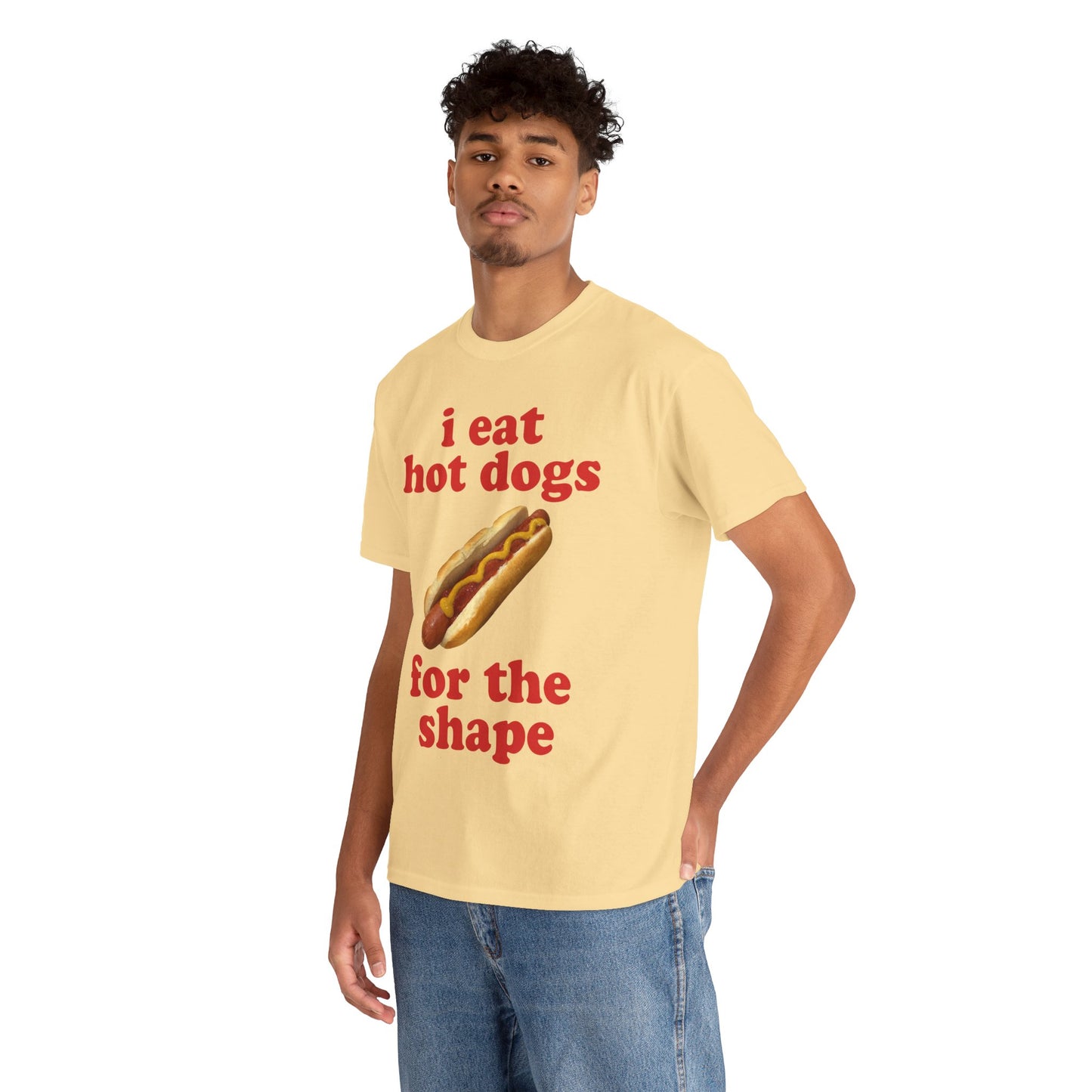 i eat hot dogs for the shape T-Shirt!