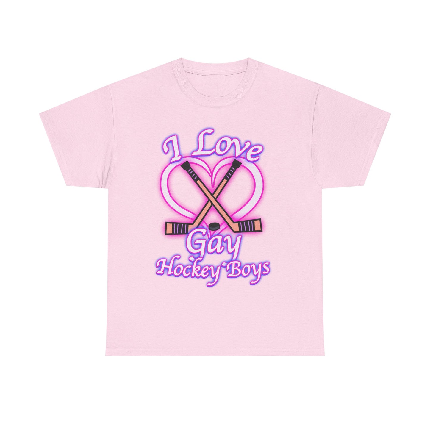 I Love Gay Hockey Boys T-Shirt!