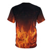 Flaming Cat All-Over Print T-Shirt!