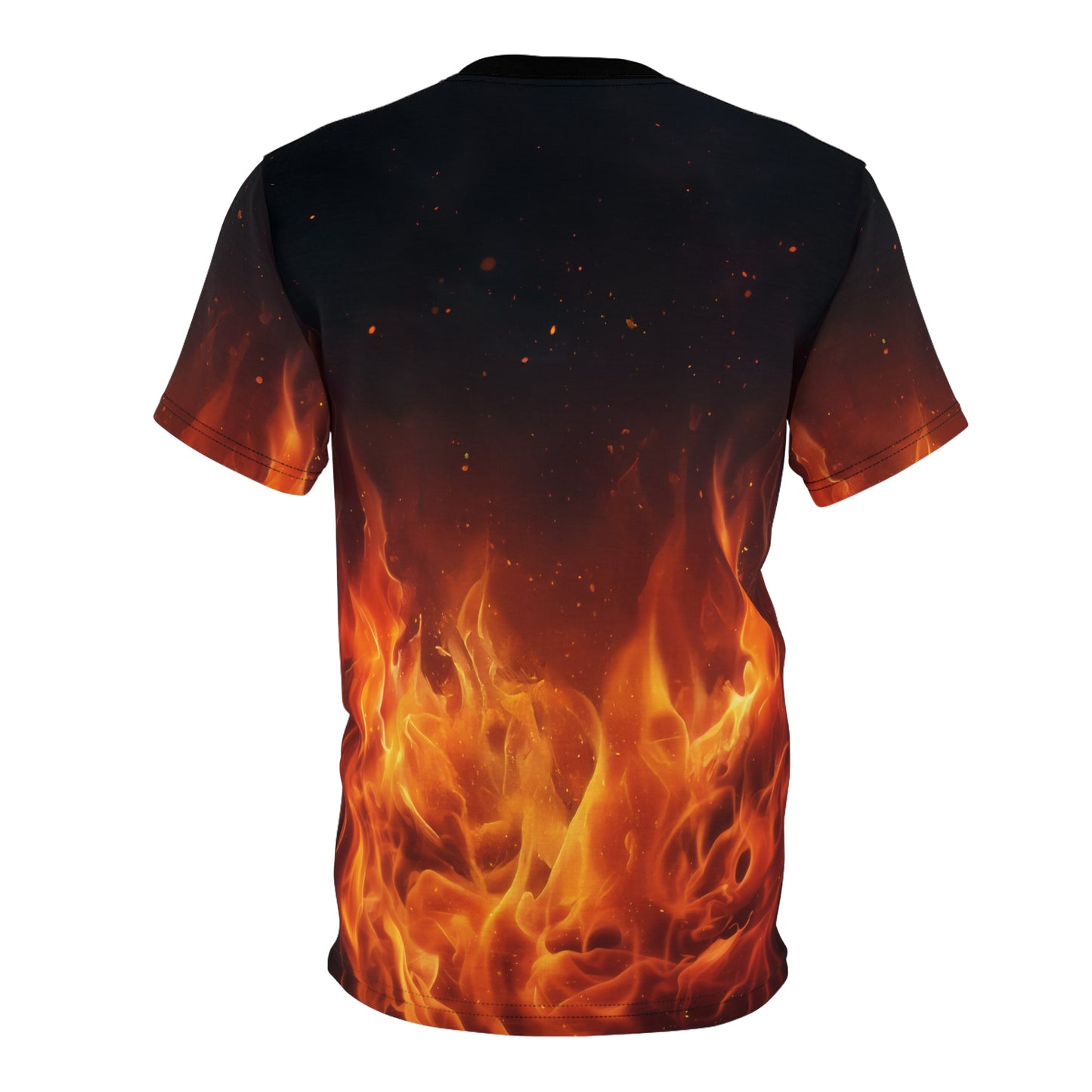 Flaming Cat All-Over Print T-Shirt!