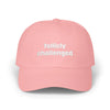 "follicly challenged" Embroidered Dad Hat!