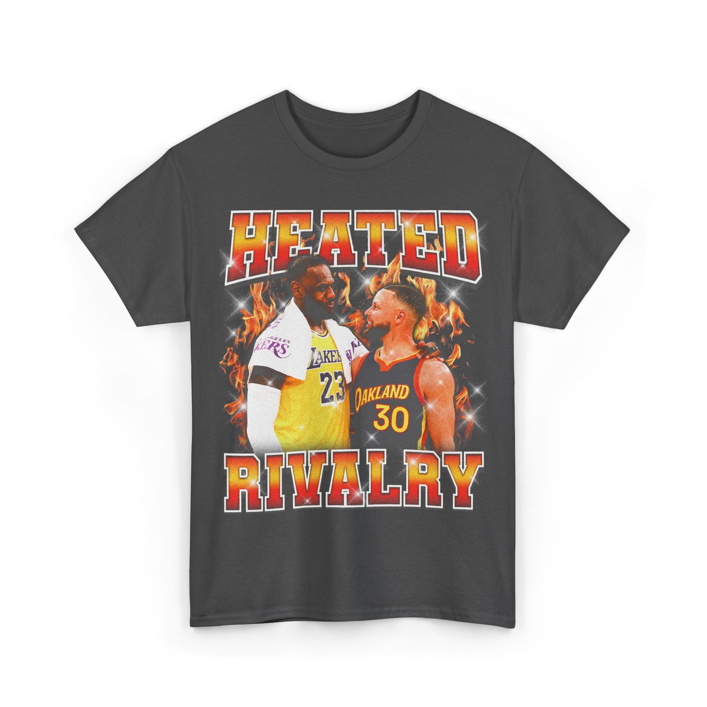 Heated Rivalry (Lebron vs Curry) T-Shirt!