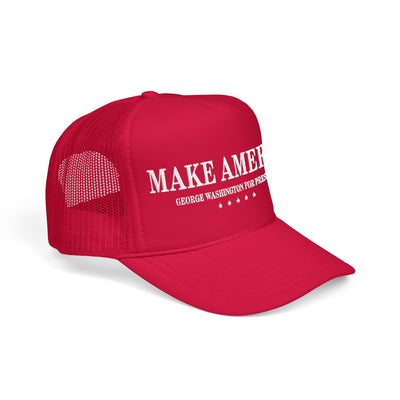 "Make America" — George Washington for President Trucker Hat!