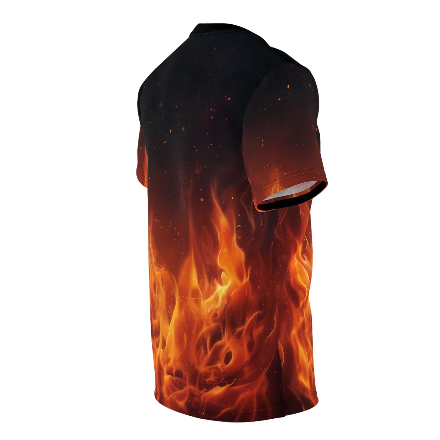 Flaming Cat All-Over Print T-Shirt!