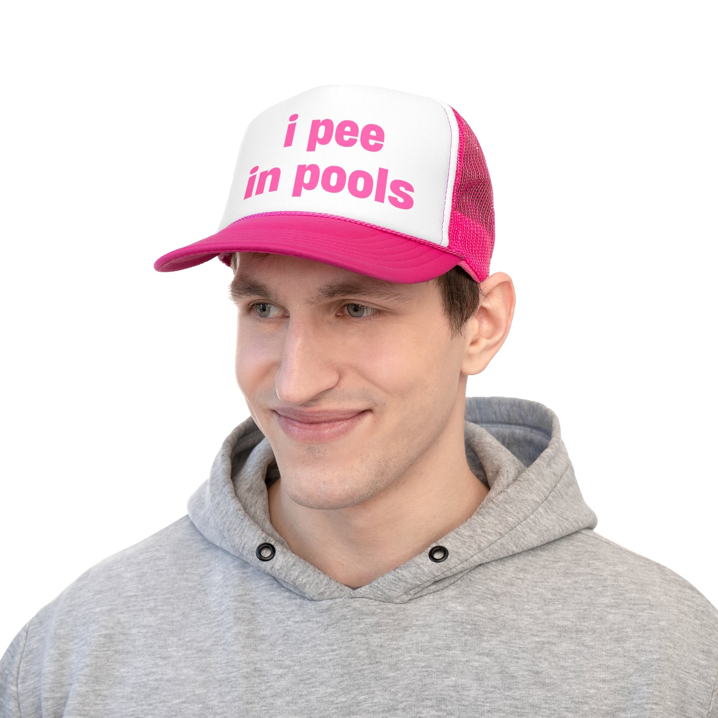 "i pee in pools" Trucker Hat!