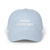 "follicly challenged" Embroidered Dad Hat!