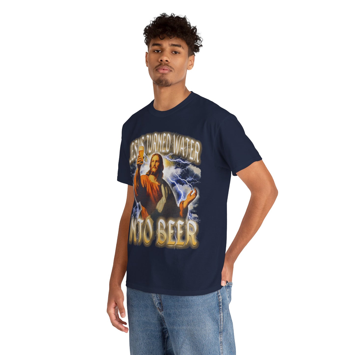Jesus Turned Water Into Beer T-Shirt!