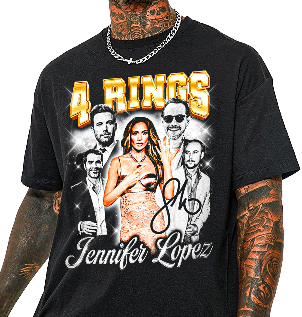 Jennifer Lopez "4 Rings" T-Shirt!